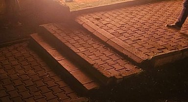 Ankara'da çöp yangını paniğe sebep oldu