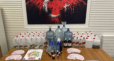 Ankara'da kaçak alkol operasyonu: 2 gözaltı