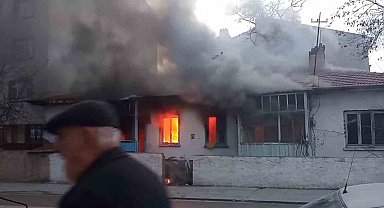 Başkentte gecekondu yangını