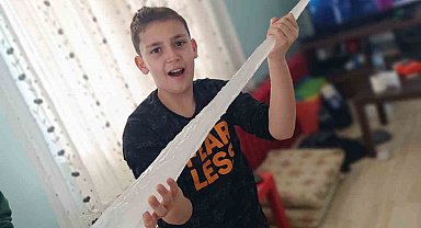 Buz sarkıtlı Ankara manzarası