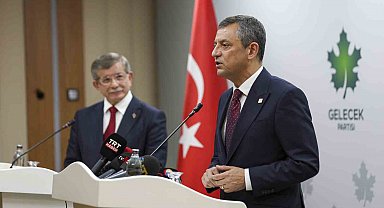 CHP Genel Başkanı Özel'den Davutoğlu'na ziyaret