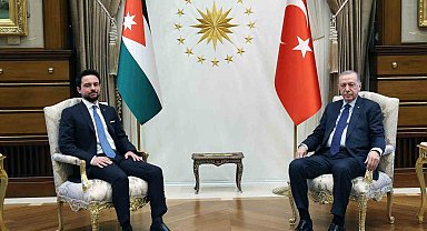 Cumhurbaşkanı Erdoğan, Ürdün Haşimi Krallığı Veliaht Prensi Hüseyin bin Abdullah'ı kabul etti