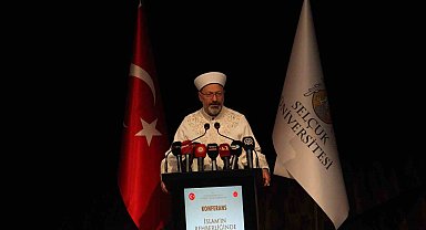 Diyanet İşleri Başkanı Erbaş Konya'da öğrencilerle buluştu