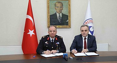 ERÜ ile Jandarma Genel Komutanlığı Kriminal Başkanlığı arasında iş birliği protokolü imzalandı
