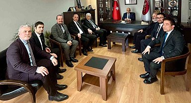 Eski Tarım ve Orman Bakanı Kirişci'den TVHB'ye ziyaret