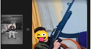 Instagram'da silahlı fotoğraf paylaşan şüpheli tutuklandı