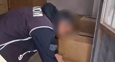 Kayseri'de 209 bin 400 dal doldurulmuş makaron ele geçirildi