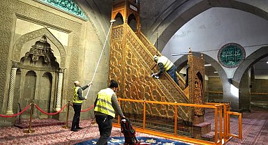 Melikgazi, Ramazan Ayı öncesi camilerde temizlik yaptı