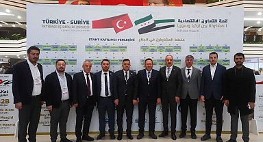 MÜSİAD yetkilileri, Suriye'nin yeniden imarı için Suriyeli işadamları ile buluştu