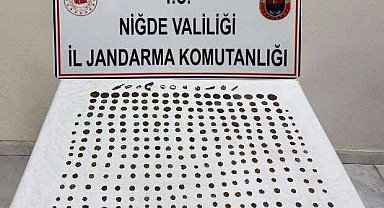 Niğde'de 285 parça tarihi eser ele geçirildi