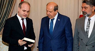 Rektör Uslu'dan KKTC Cumhurbaşkanı Ersin Tatar'a Ziyaret