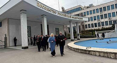 Rusya'nın Ankara Büyükelçiliği'nde Diplomatlar Günü kutlandı