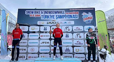 Snowbike Türkiye Şampiyonası'na Kayseri damgası