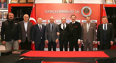 TOBB Başkanı Hisarcıklıoğlu'ndan Gençlerbirliği'ne ziyaret