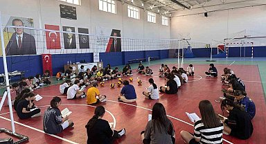 Tomarza'da 'Sporumu yapıyorum, kitabımı okuyorum' projesi