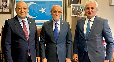 Türkiye Halter Federasyonu'ndan Cumhurbaşkanı Başdanışmanı Topçu'ya ziyaret