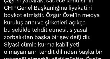 AK Parti Kayseri İl Başkanı Okandan'dan Özel'e "boykot" tepkisi
