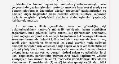 Ankara Valiliğinden de 5 günlük eylem yasağı kararı