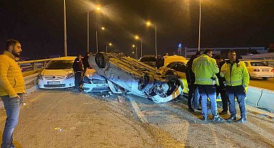 Ankara'da 9 araçlı zincirleme kaza: 4 yaralı