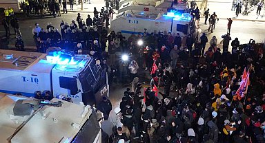 Ankara'da, Ekrem İmamoğlu'nun tutuklanması protesto edildi