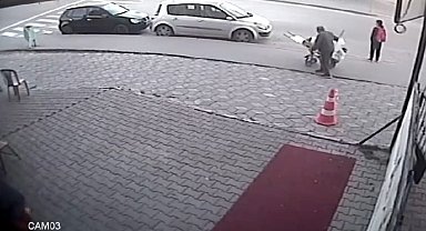 Ankara'daki sandalye hırsızlığı kamerada