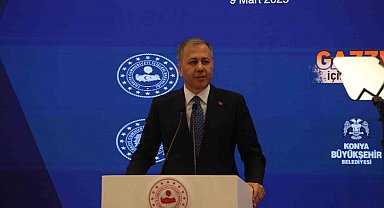 Bakan Yerlikaya: "Türkiye, Gazze'yi yalnız bırakmamıştır, bırakmayacaktır"