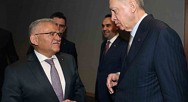 Başkan Büyükkılıç, Ankara'da Cumhurbaşkanı Erdoğan ile bir araya geldi
