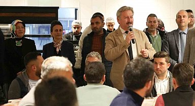 Başkan Palancıoğlu iftarda sahada çalışan personel ile buluştu
