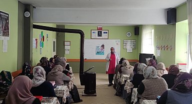 Beldelerde gebe bilgilendirme toplantısı düzenlendi