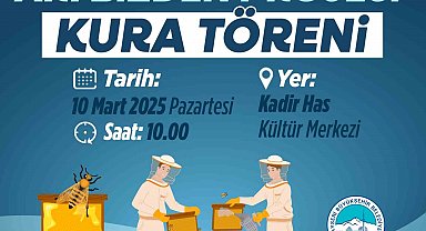 Büyükşehir'in Kovan Sizden Arı Bizden Projesi'nde kura heyecanı