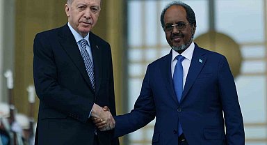 Cumhurbaşkanı Erdoğan, Somali Cumhurbaşkanı Şeyh Mahmud ile görüştü