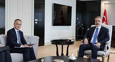 Dışişleri Bakanı Fidan, Çin Halk Cumhuriyeti'nden heyeti kabul etti