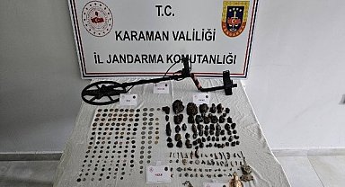 Karaman'da 118 adet göktaşı ele geçirildi