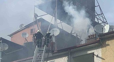 Karaman'da baca yangını korkuttu