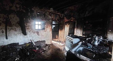 Karaman'da ev yangını