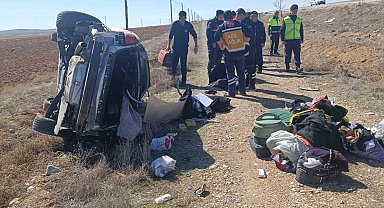Karaman'da trafik kazası: 1 ölü, 1 yaralı