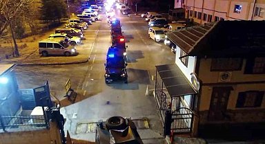 Kayseri'de bin 74 personel ile eş zamanlı operasyon