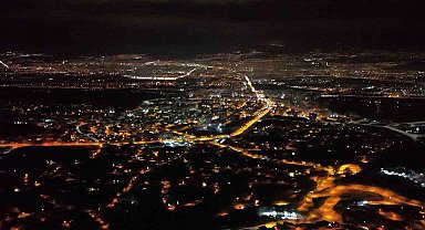 Kayseri'nin ışıkları göz kamaştırıyor