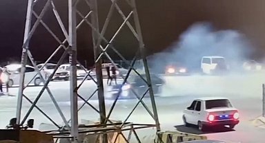 Konya'da driftçiler cezadan kaçamadı