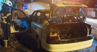 Konya'da otomobilde patlama ve yangın: 3 yaralı