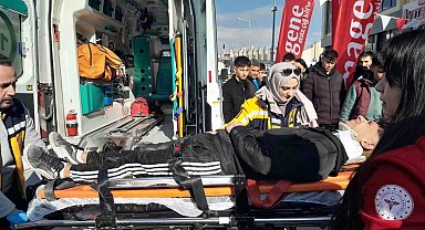 Konya'da trafik kazası: 2 yaralı