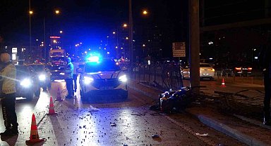 Konya'da yarışan motosikletler çarpıştı: 1 ölü, 1 ağır yaralı