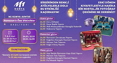 M1 Konya AVM'de Ramazan programı devam ediyor