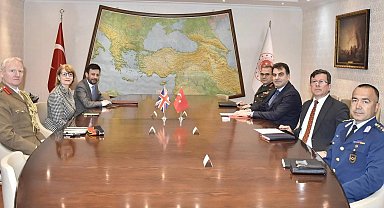 Milli Savunma Bakan Yardımcısı Heybet, Birleşik Krallık Ankara Büyükelçisi Morris ve heyetini kabul etti