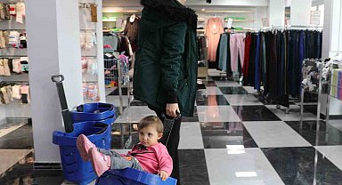 Paranın geçmediği mağazada bayramlık alışveriş keyfi