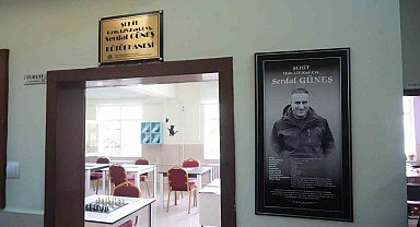 Şehit Serdal Güneş'in adı okula açılan kütüphanede yaşatılacak