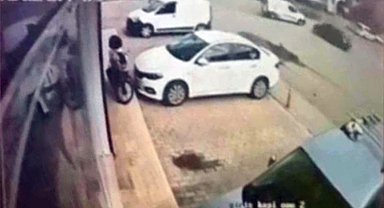 Beyşehir'de kaza anı kamerada