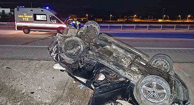 Karaman'da lüks araçlar çarpıştı: 1 ölü, 2 yaralı