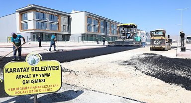 Karatay'da asfalt sezonu başladı