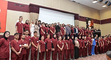 KMÜ'de hemşirelik bölümü öğrencilerine forma giyme töreni düzenlendi